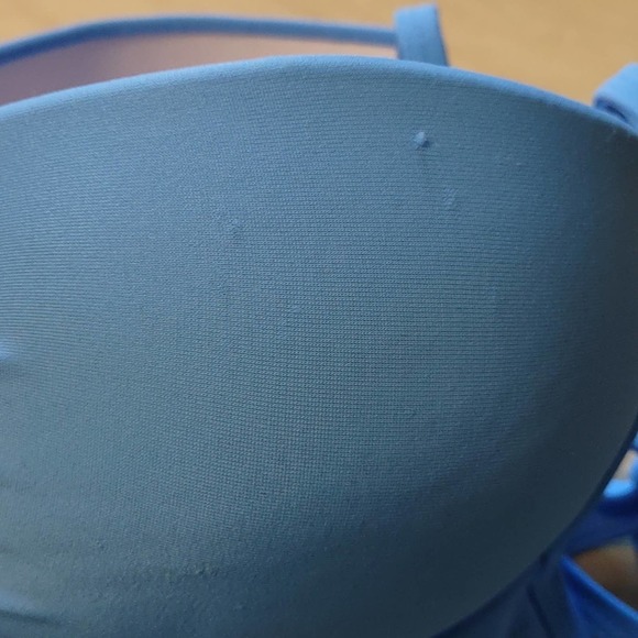 California Waves Twist Front Push Up Bikini Swim Top XL Blue - Picture 7 of 10